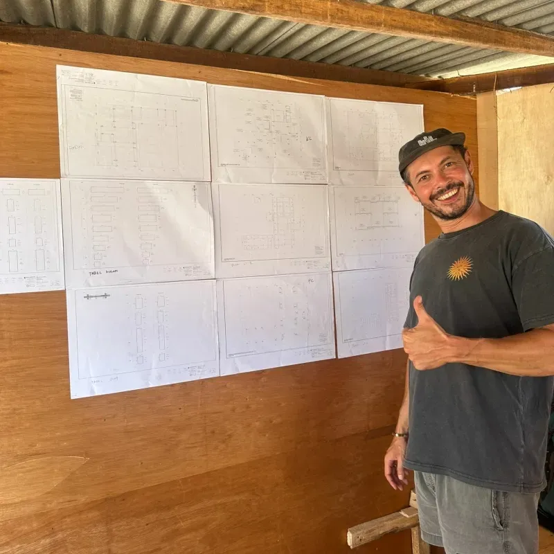 Eerste stappen in de bouw van Villa Soulshine op Bali